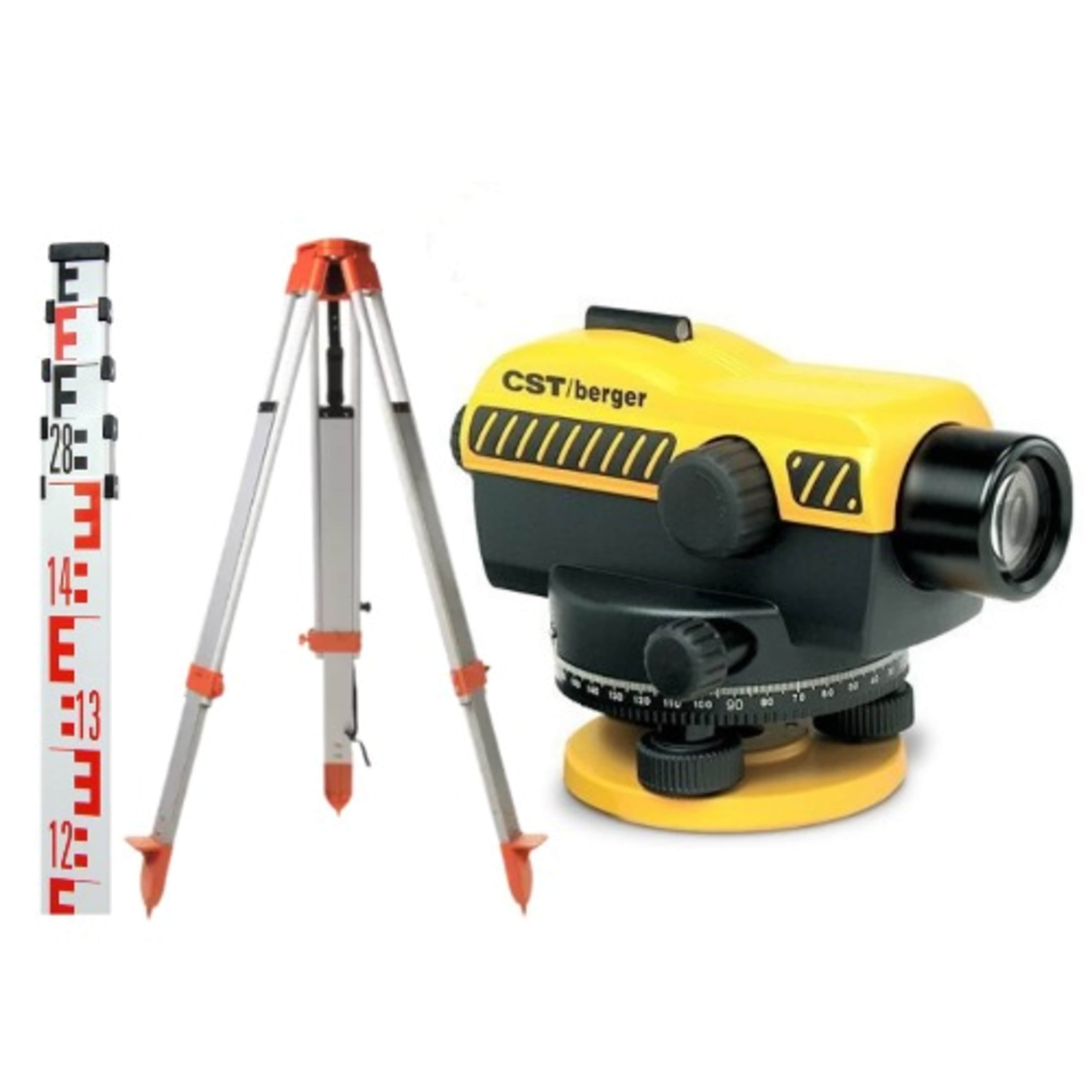 CST Berger Auto Level With Tripod And Staff.