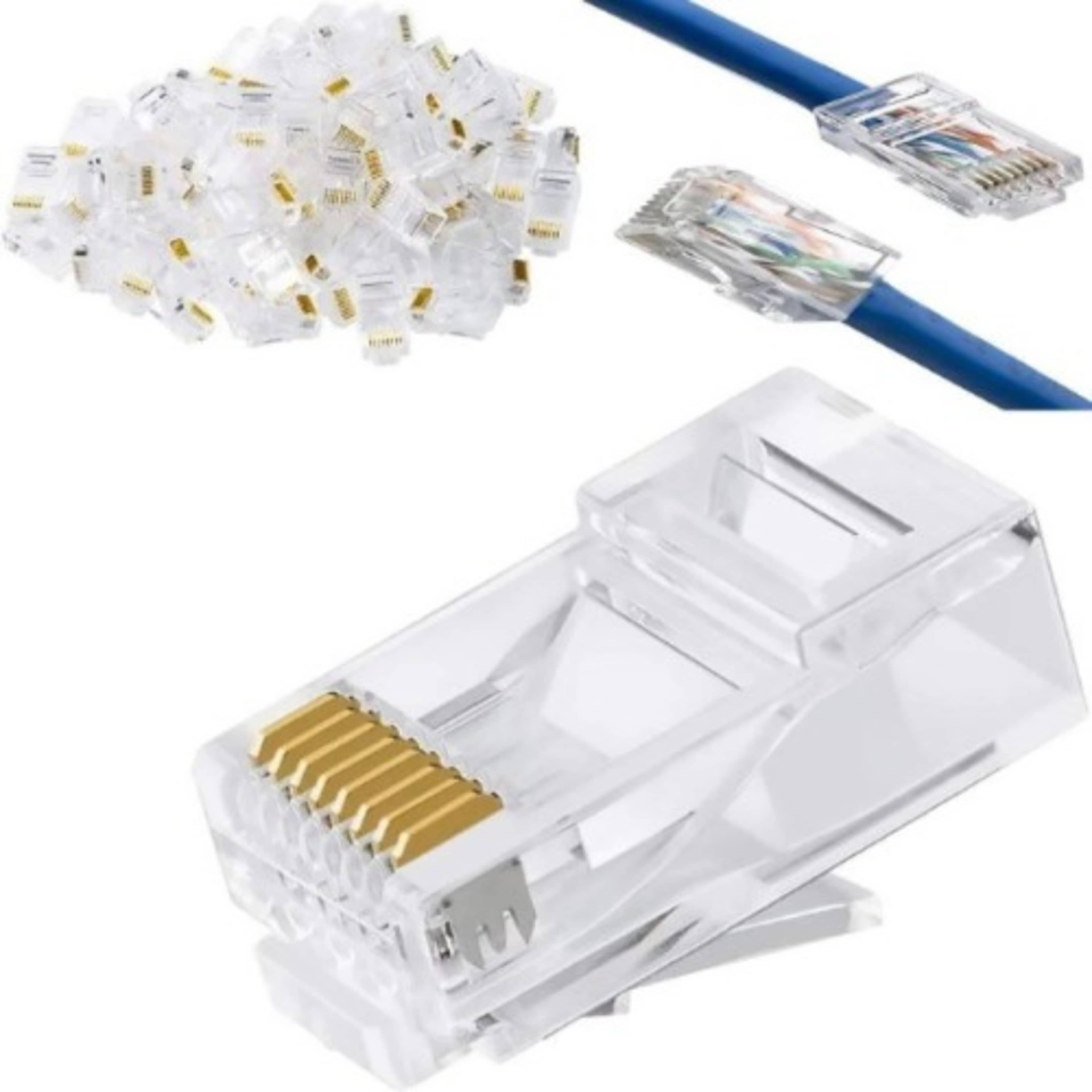 Cat6 Rj45 Ends - Cat6 Connector - 50pcs