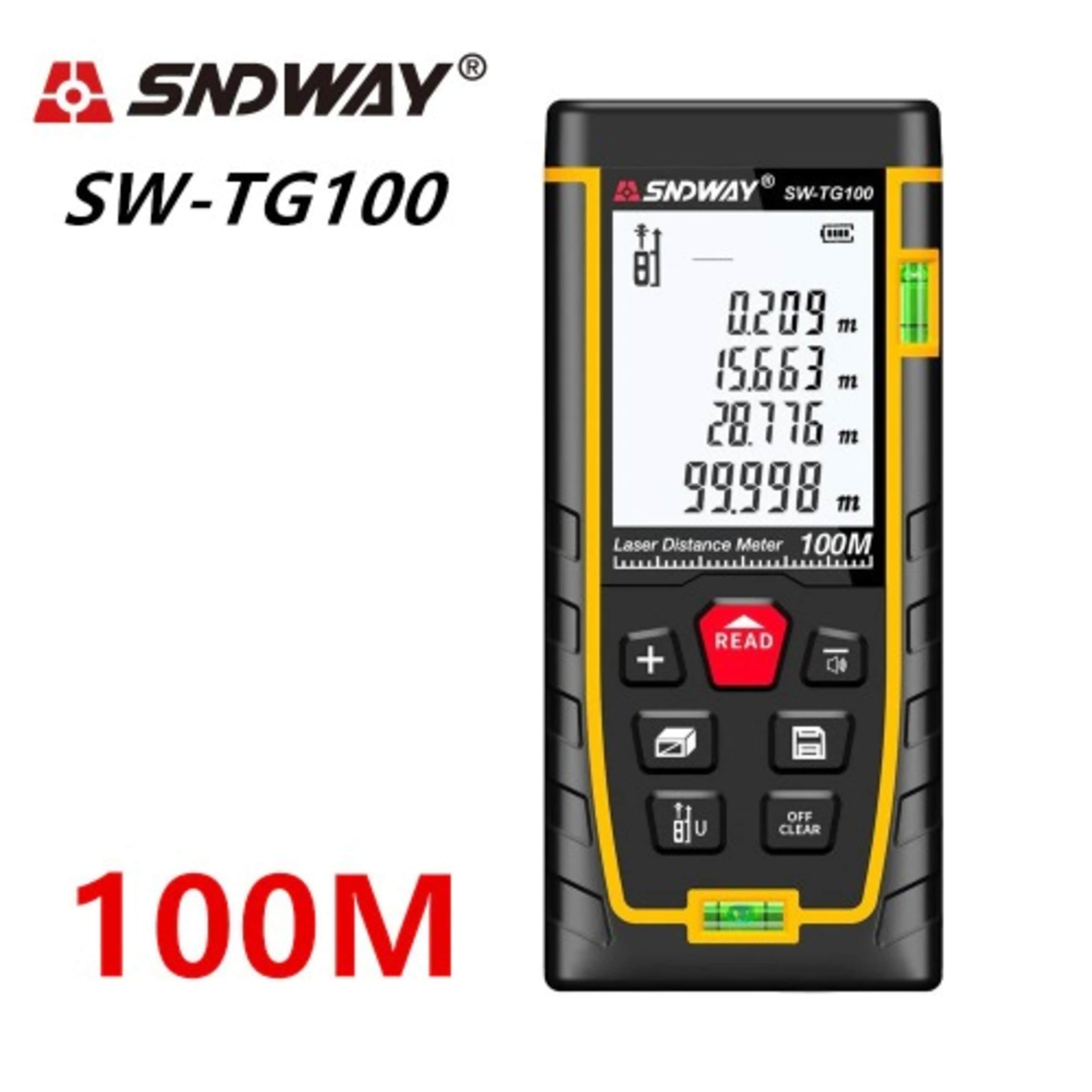 Laser Distance Meter Rangefinder - 100m - SW-TG.