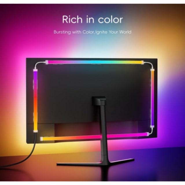 Rgb Led Light Bar Screen Sync & Music Sync Computer