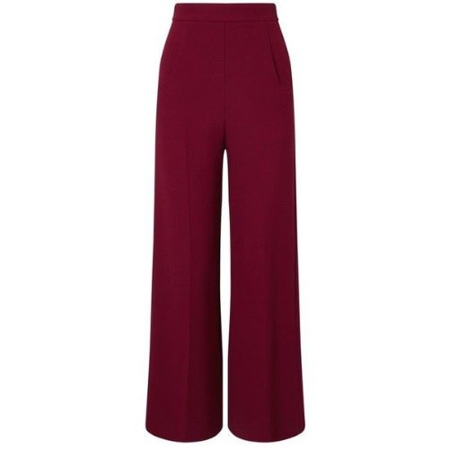 High Quality Womenâs Burgundy  Trouser.