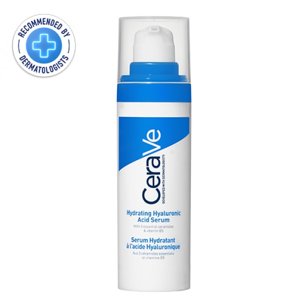 Cerave Hydrating Hyaluronic Acid Serum With 3 Essential Ceramides, Hyaluronic Acid & Vit B5- 30ml.