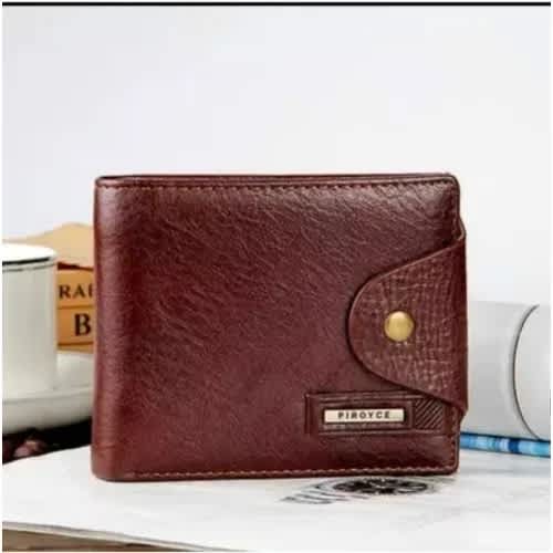 Lane Leather Wallet For Men- Brown.