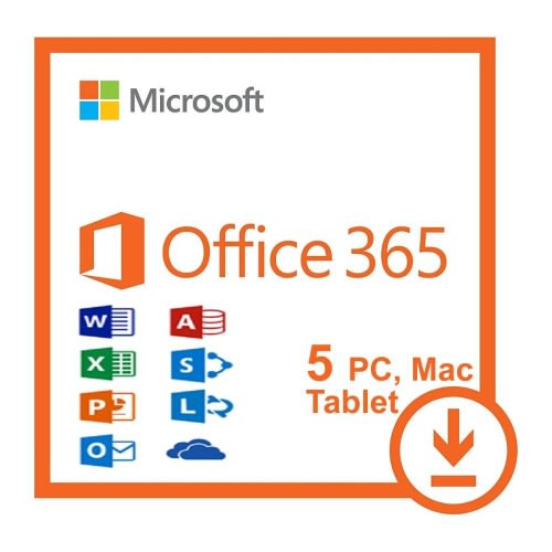 Microsoft Office 365 Professional Plus Lifetime License- 5 Users.