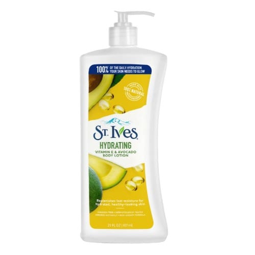 St. Ives Hydrating Vitamin E & Avocado Body Lotion - 621ml.