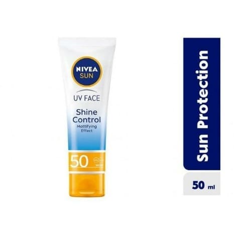 Nivea Sun UV Face Shine Control Cream Spf 50 - 50ml.