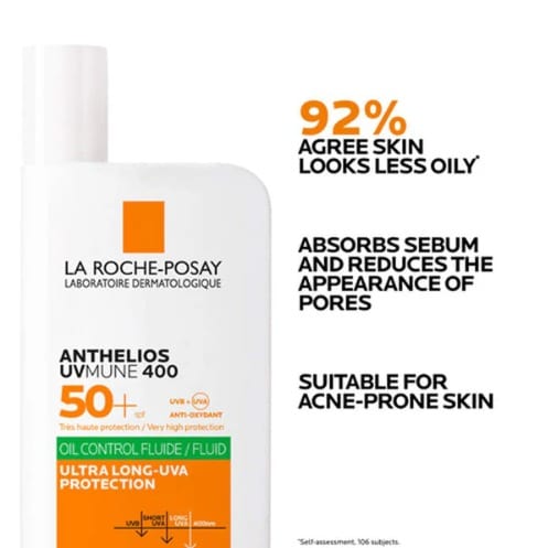 LA ROCHE-POSAY  Anthelios Uvmune 400 Oil Control Fluid Spf50+.