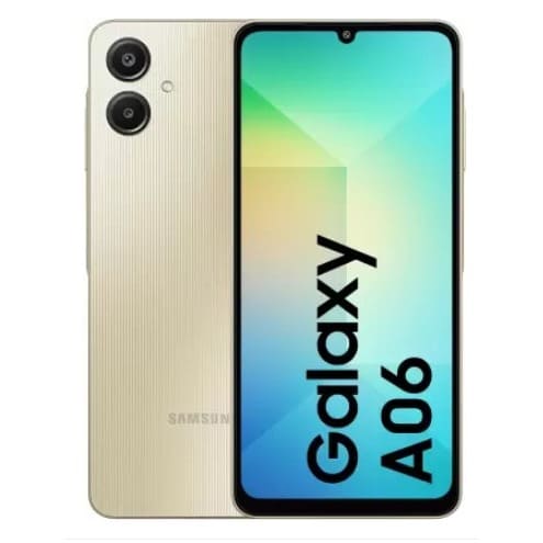 Samsung Galaxy A06 - 128GB ROM + 4GB RAM - 6.7'' Android 14 - Dual Sim - 5000mAh - Gold.