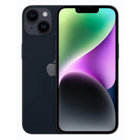 Apple iPhone 14 - 256GB ROM  -  6GB RAM  - 1 Sim+1 Esim 6.1" Genuine Super Retina Oled -5g.