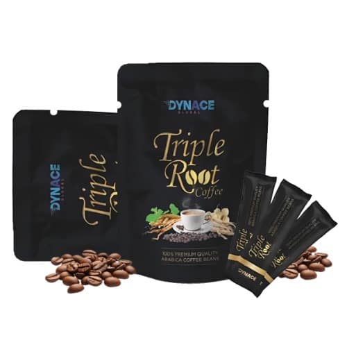 Triple Root Coffee For Best Sexual Enhancement- 10g x 10 sachets - 1 pack.