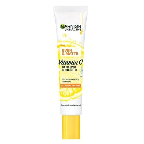 Garnier Skin Active Even & Matte Vitamin C Dark Spot Corrector - Brightening Cream Treatment - 30ml.