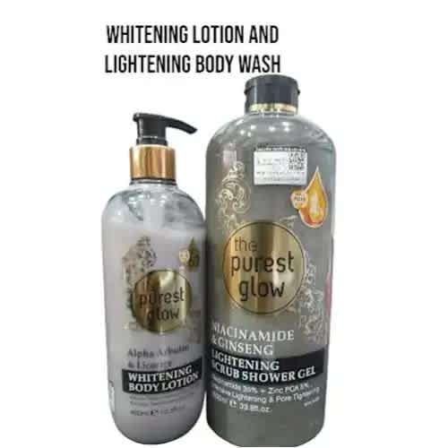 The Purest Glow Body Lotion - 300ml & Shower Gel - 1000ml.