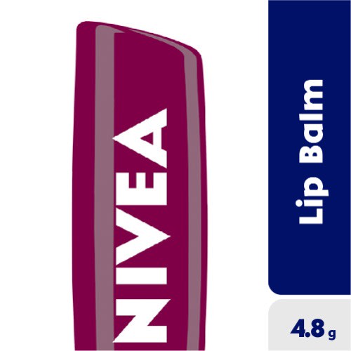 Nivea Blackberry Shine Lip Balm For Women - 4.8g.