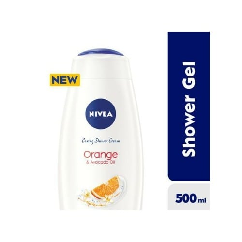 Nivea Orange & Avocado Oil Shower Gel For Women - 500ml.