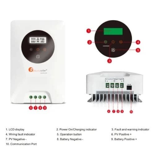 100a Mppt Felicity Solar Charge Controller - 12v-24v-48v - View 3