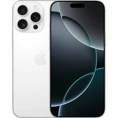 iPhone 16 Pro Max - 6.9" - 256GB ROM - 8GB RAM - Single Sim – 5G - 4685mAh – White Titanium