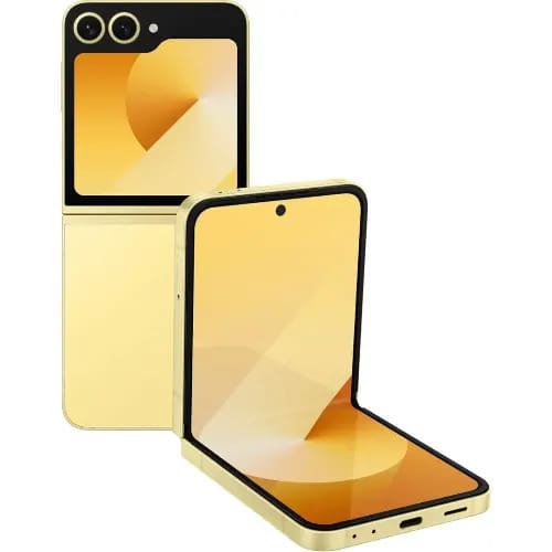 Galaxy Z Flip 6 - 6.7" - 512GB ROM - 12GB RAM - 5G - Single Nano Sim + eSim - 4000mAh - Yellow - View 1