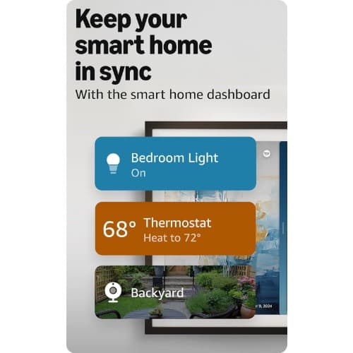 Amazon Echo Show 15 2nd Gen, Full Hd 15.6" Kitchen Hub Home Organization- Built-in Fire Tv - View 5