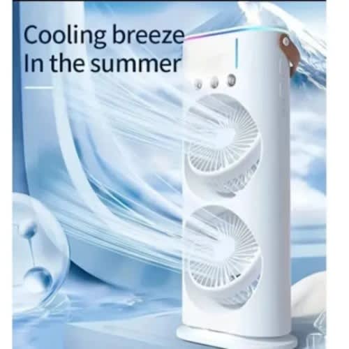 Portable Air Cooler Double-head Mist Fan - View 3