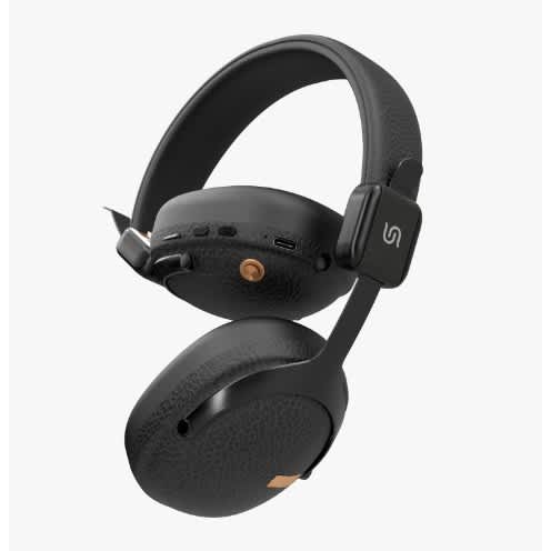 Soundtec Smart  Wireless Headphone Bt 5.3 With Micro Sd Support - Black Titanium - View 3