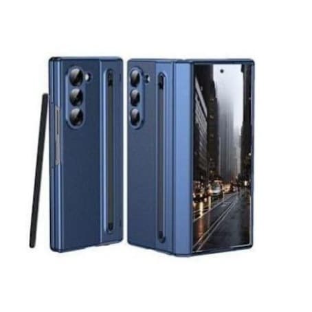 Full Body Protective Case With S Pen For Samsung Galaxy Z Fold 7 - Blue