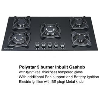 8mm 5 Gas Burner Tempered Gas Hub Pv-b8705agps - View 2