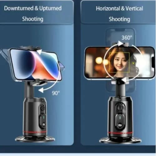 Q02 360 Auto Face Tracking Phone Holder/selfie Stick - View 2