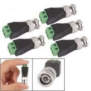 Cat5 To Coaxial Camera Cctv Tv Video Balun Bnc Cable Connector Adapter - 10 Pcs - View 4