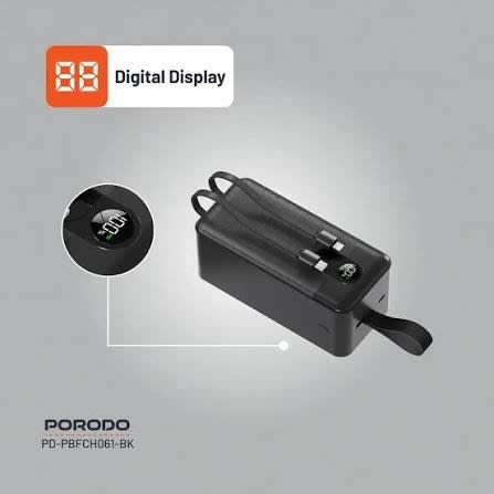 Power Bank With Integrated Cables - 50000mah - View 1