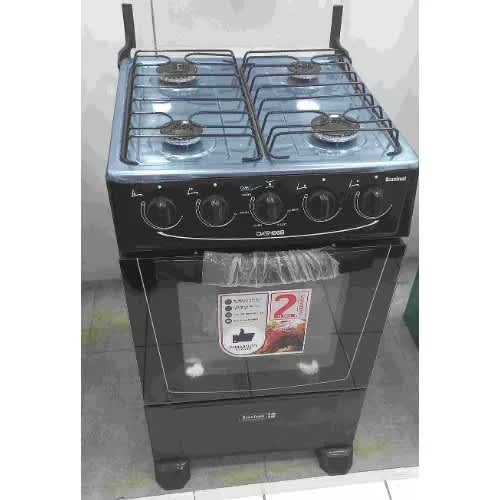 4 Gas Burner Cooker With Oven - Black - Sfc5401b - 50x50cm - View 5