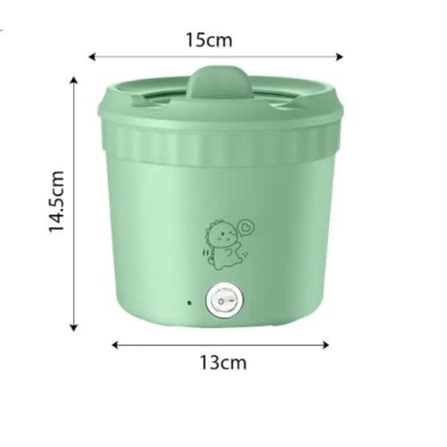 Non-stick Multifunctional Mini Electric Cooker - 1L - 450W - Green - View 3