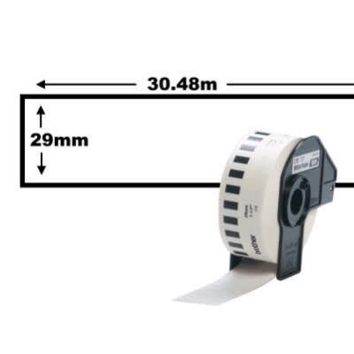 Brother Dk-22210 Black On White Continuous Paper Label - View 4