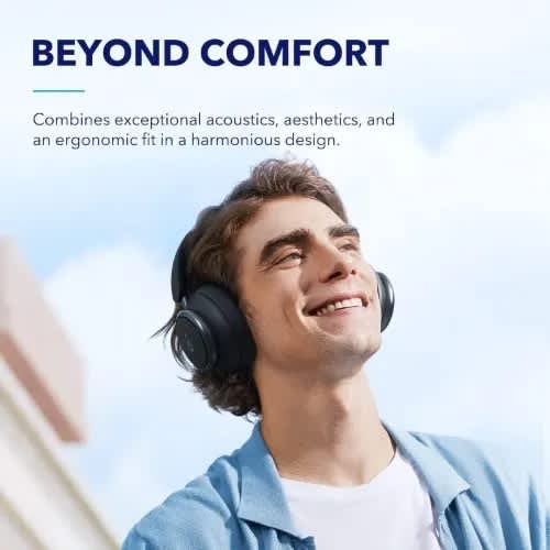 Soundcore By Anker Space Q45 Adaptive Active Noise Cancelling Headphones - Black - View 3