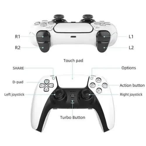 Ps4 Wireless Controller For Ps4 - White - View 2