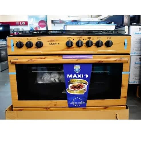 5 Burner Gas Cooker Wood Tr - 60*90 - View 2