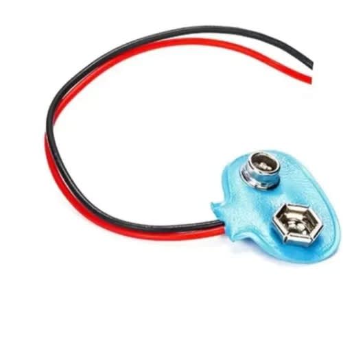 Best 9v Battery Clip Connector Positive Negative Snap Lead Wire - 10 Pieces - View 2