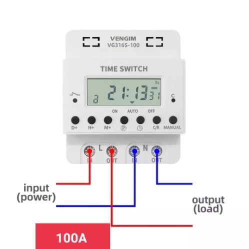 Automaticinterval Timer Switch Digital Automatic Timer Switch 100a | Konga