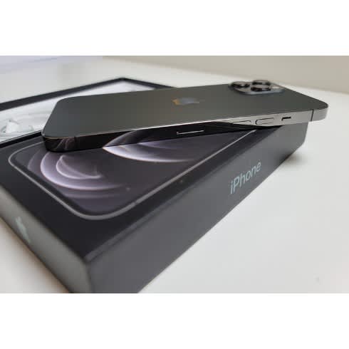 iphone 12 Pro Max - 6.7" - 6GB RAM - 128GB ROM - 5g - Nano Sim + E-sim - 3000mAh - Grey - Renewed - View 4