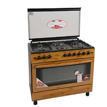 Series 4 Burner 2 Hotplate Gas Cooker With Dish Warmer - View 3