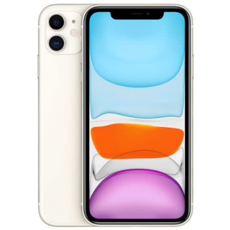 iPhone 11 - 6.1" -64GB ROM - 4GB RAM - Single Sim & E-sim - White - Renewed
