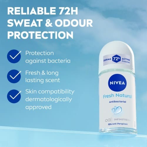 Fresh Natural Antiperspirant Roll On 72h - Pack Of 2 - View 4