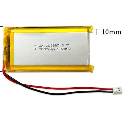 Li Po 103665 Battery 3.7v 3000mah Polymer Lithium Batteries For Electronic Devices - View 4