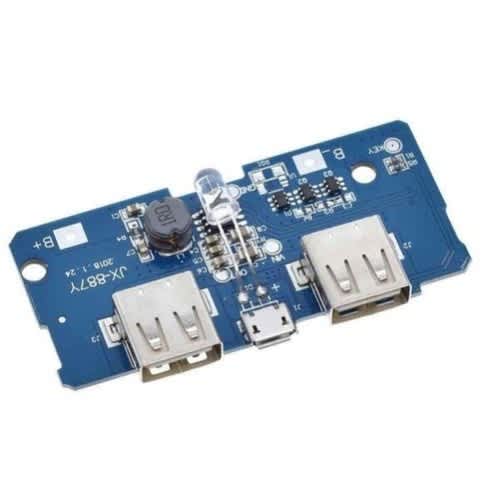 18650 5v 2a Power Bank Module Charging Circuit Board Power Supply Module 2a Dual Usb Output - View 1