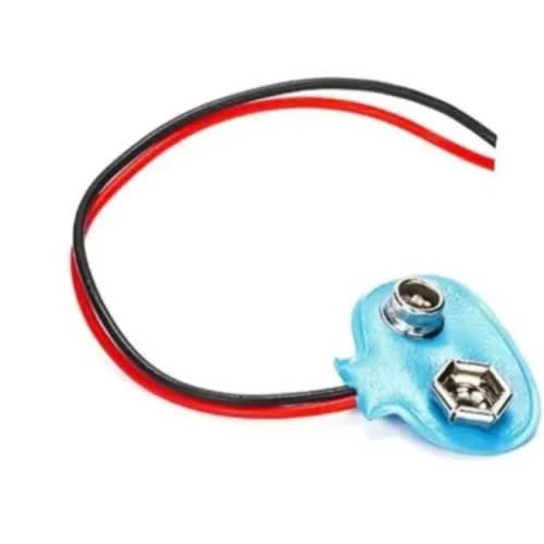 Best 9v Battery Clip Connector Positive Negative Snap Lead Wire - 10 Pieces - View 2