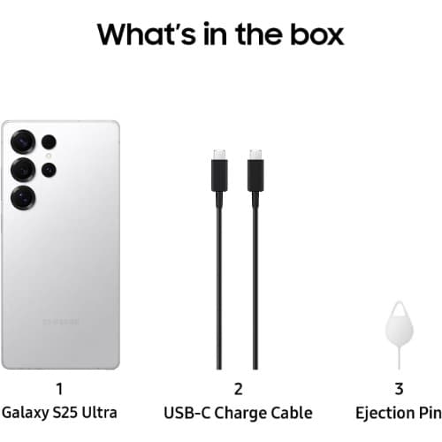 Galaxy S25 Ultra - 512GB ROM - 12GB RAM - 5000mAh - Silver White - View 8