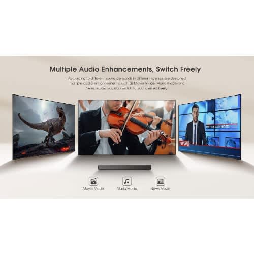HS214 2.1ch 80w Dolby Digital Soundbar - View 3