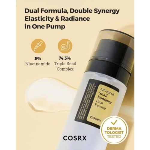 Cosrx Advanced Snail Radiance Dual Essence - 80ml - View 2