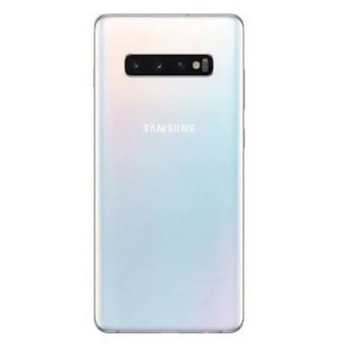 Galaxy S10 Plus - 6.4" - 8GB RAM- 128GB ROM - Single Sim -4100mAh + Pouch & Screen Guard - White - View 3