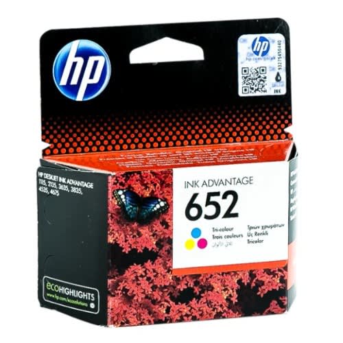 Original Hp 652 Ink Advantage Cartridge Tri-colour (f6v24ae) - View 2