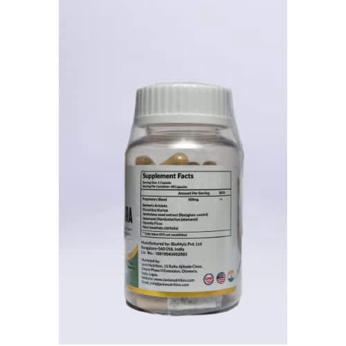 Madhuhara high Blood Sugar Destroyer - 500mg - 60 Capsules - View 2